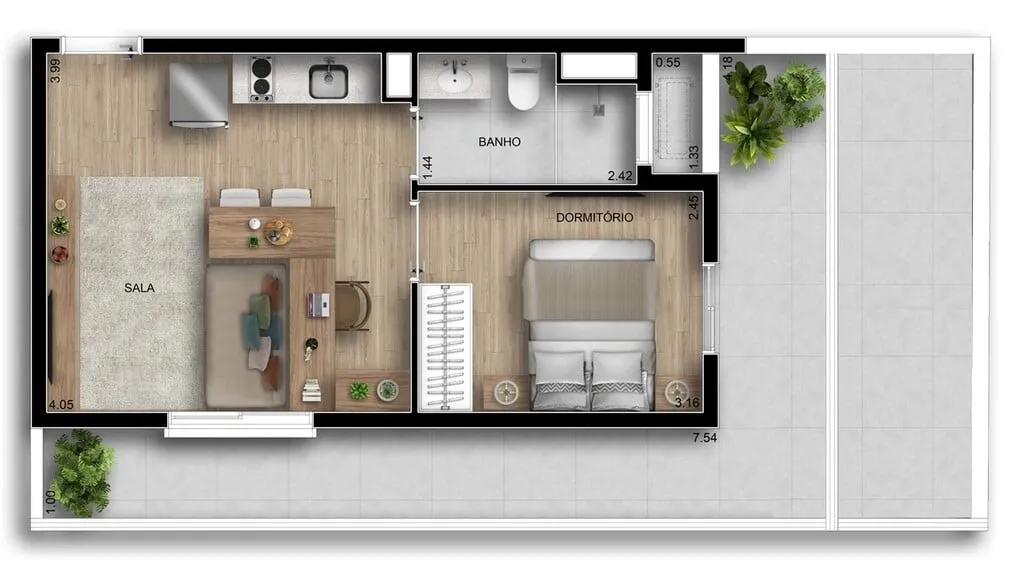 Imagem Um empreendimento reservado no coração da Vila Clementino, onde a qualidade de vida faz parte do c...
