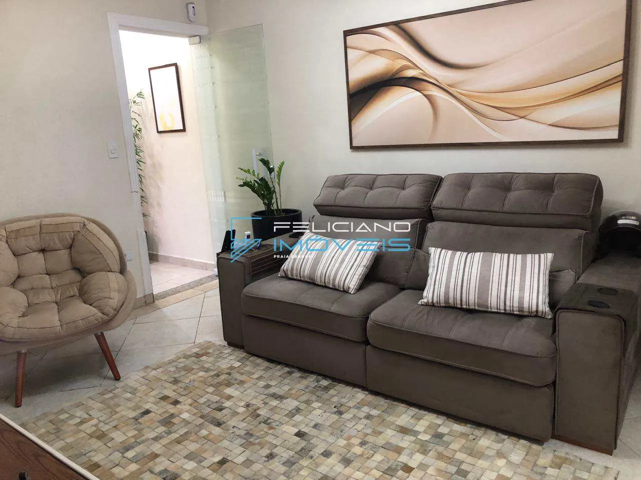 Imagem Sobrado com 3 quartos, Aviação, Praia Grande - R$ 889 mil, Cod: 7497
