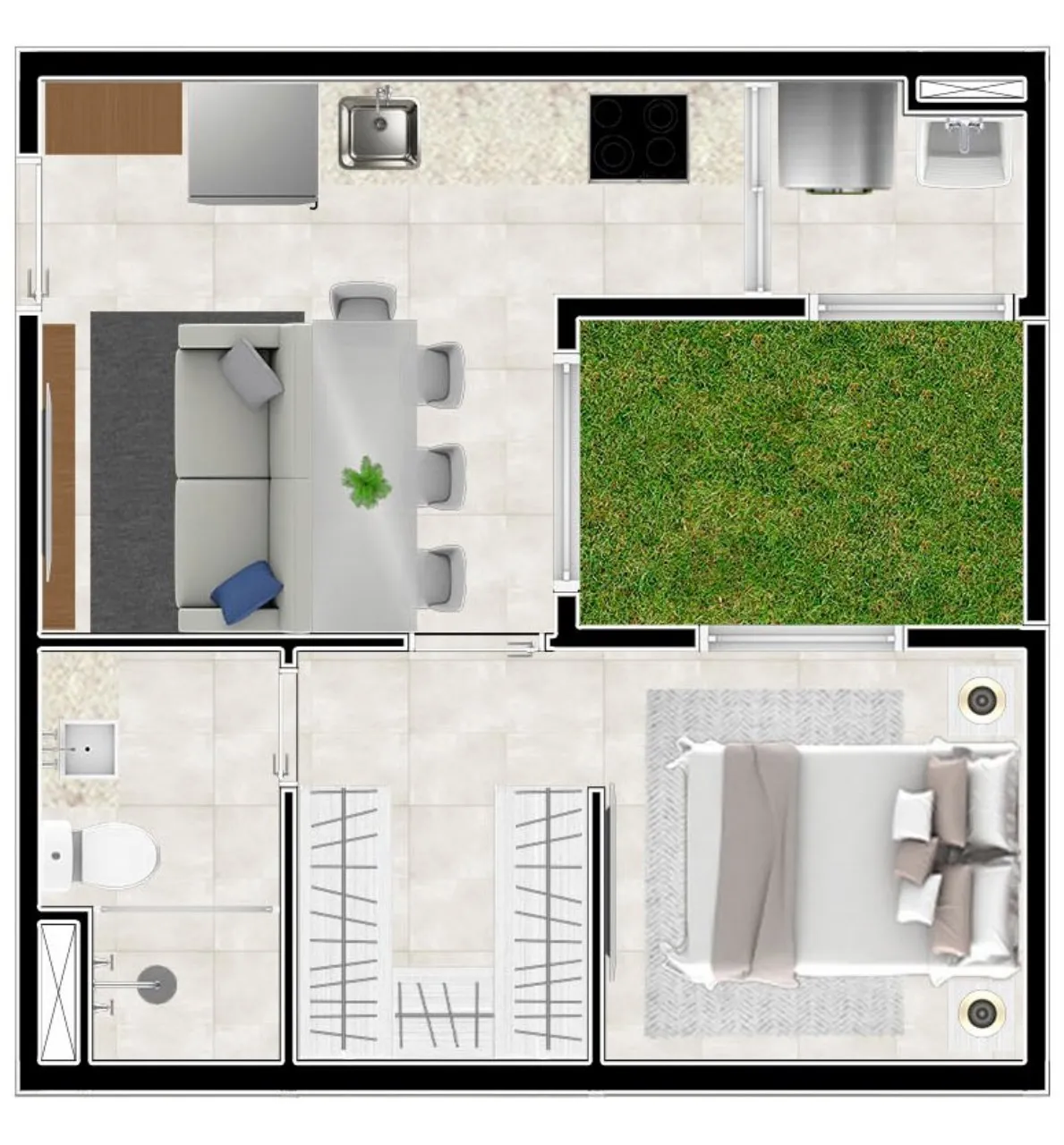 Imagem Apartamento à venda no Morumbi, São Paulo-SP: 1 quarto, 1 suíte, 1 banheiro, 28m²! Venha conferir!