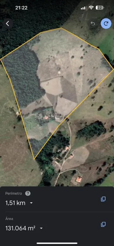 Imagem Vendo um ótimo terreno com 13 hectares de área total , em Crucilândia / MG