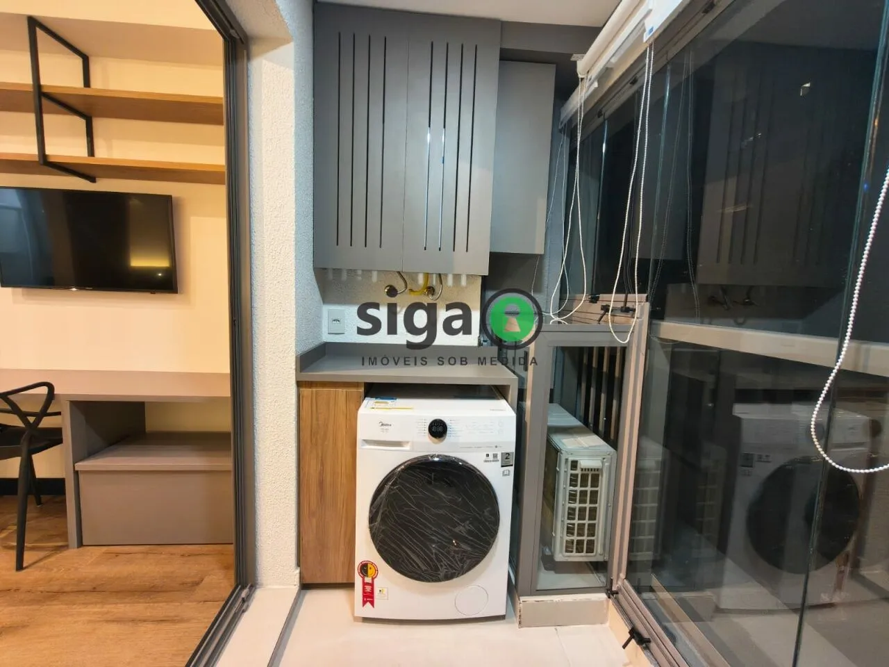 Imagem Studio mobiliado de 30m² para locação a 5 minutos da estação Borba Gato