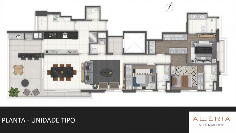 Imagem Apartamento com 3 Quartos à Venda, 143 m² em Vila Mascote - São Paulo
