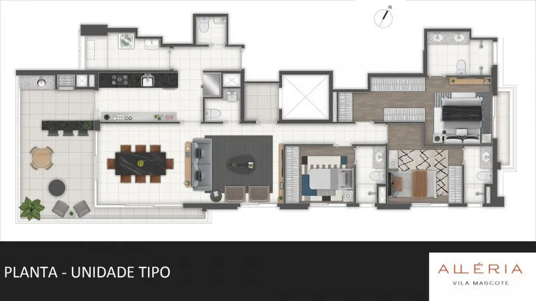 Imagem Apartamento com 3 Quartos à Venda, 143 m² em Vila Mascote - São Paulo