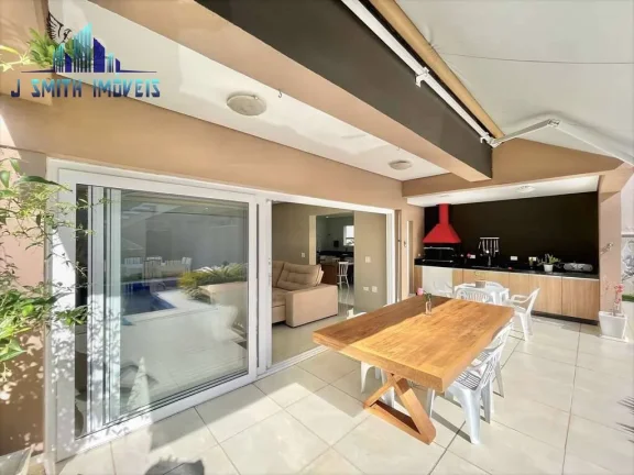 Imagem CASA LINDA, MODERNA, 4 SUÍTES AMPLAS, GOURMET, PISCINA. LAZER NO COND.
