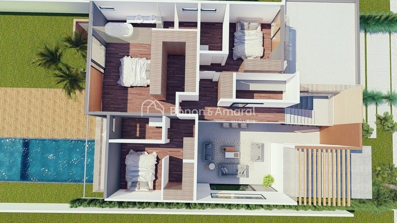 Imagem Casa em construção a venda no Condomínio Villa Lobos Paulínia- SP