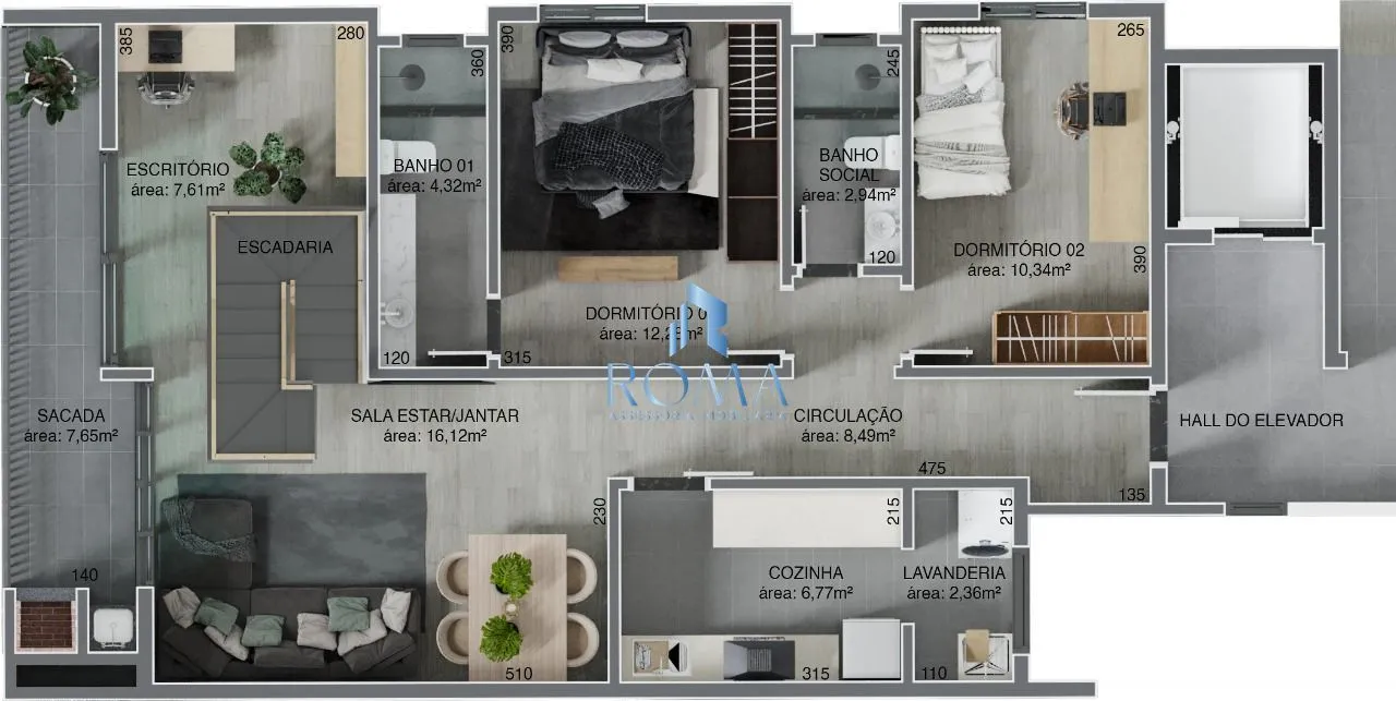 Imagem COBERTURA NOVA, PRONTA PARA HABITAR.