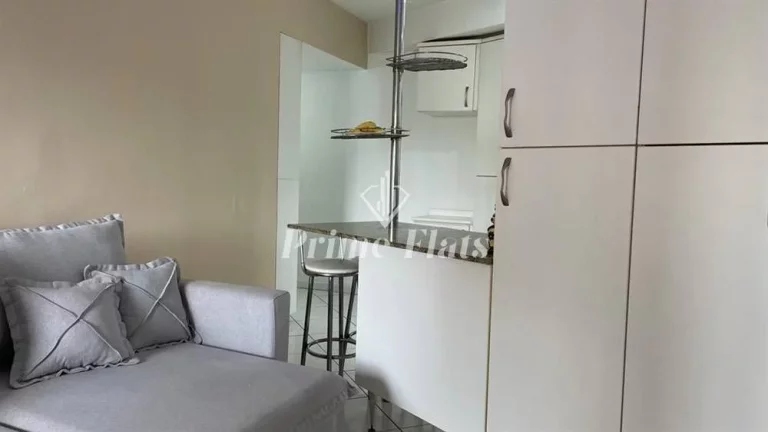 Imagem Flat disponível para locação no Moema Studium, com 35m², 1 dormitório e 1 vaga de garagem