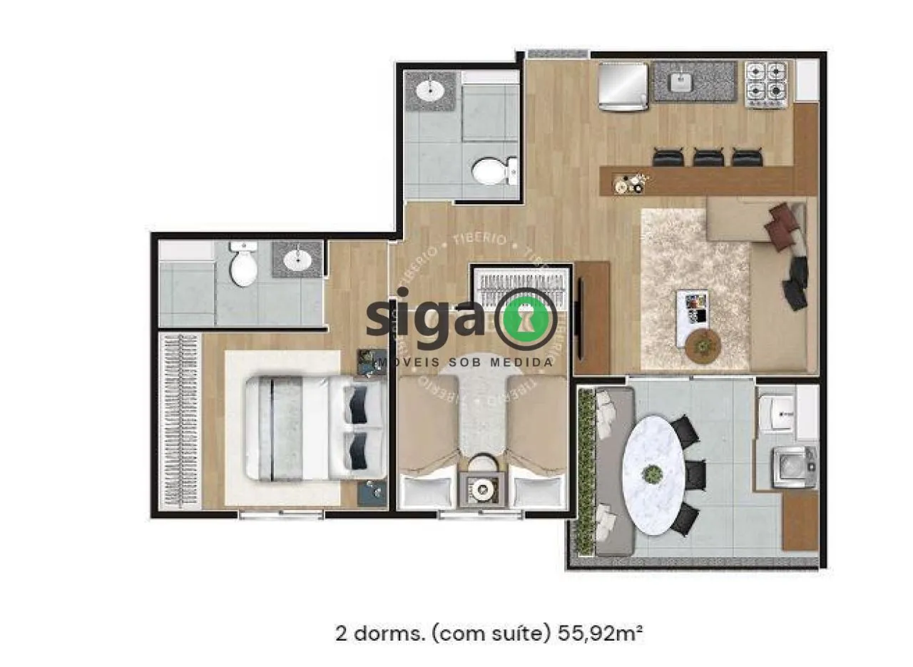 Imagem Apartamento para venda no Campo Belo, São Paulo - SP