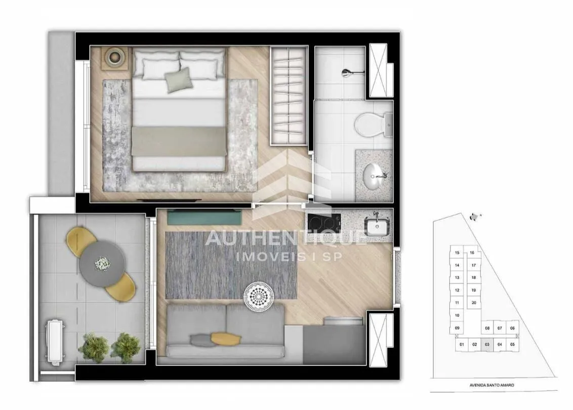 Imagem NEX ONE ITAIM - Apartamento à venda no bairro Vila Nova Conceição - São Paulo/SP, Zona Sul