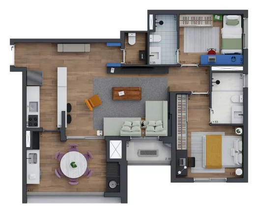 Imagem ZEIT BROOKLIN - SETIN - Studio de 25 (NR) a Aptos de 86m², em localização estratégica do Brooklin!