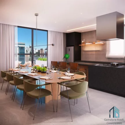 Imagem Apartamentos empreendimento novo, 01 e 02 quartos + studios Alto da Gloria em Curitiba PR