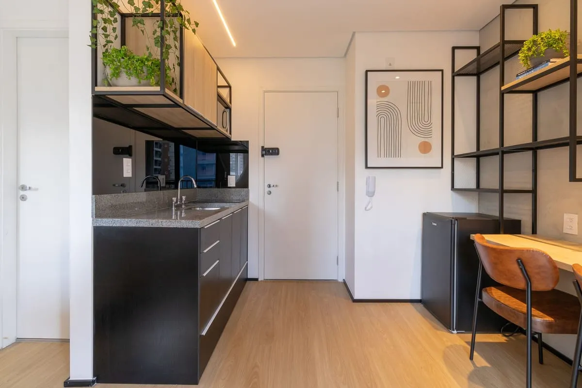 Imagem Apartamento com 1 Quarto para alugar, 24m² - Pinheiros