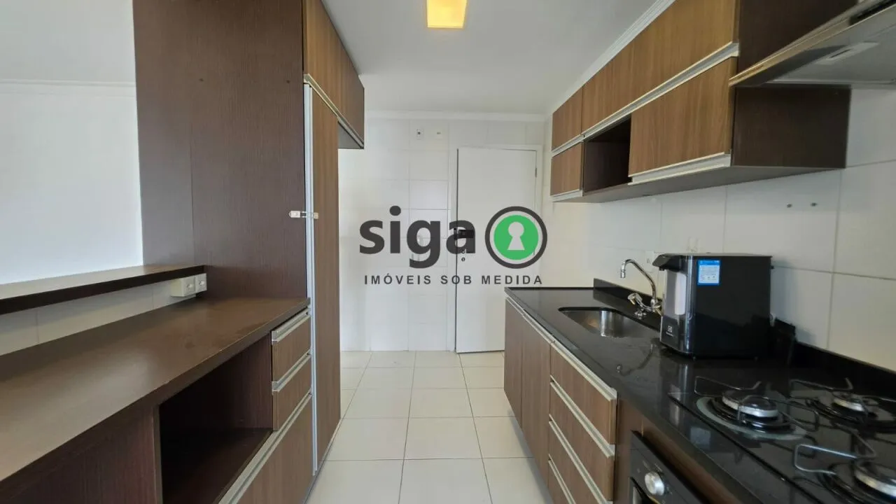 Imagem Brooklin - 105 m² - 2 dormitórios sendo 2 Suítes - Varanda Gourmet - Pronto para Morar