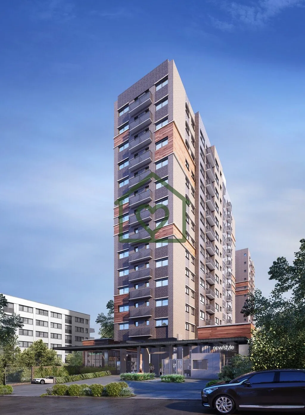 Foto do imóvel Empreendimento composto por 2 torres residenciais e um mini mall na entrada. 156 apartamentos no tot...