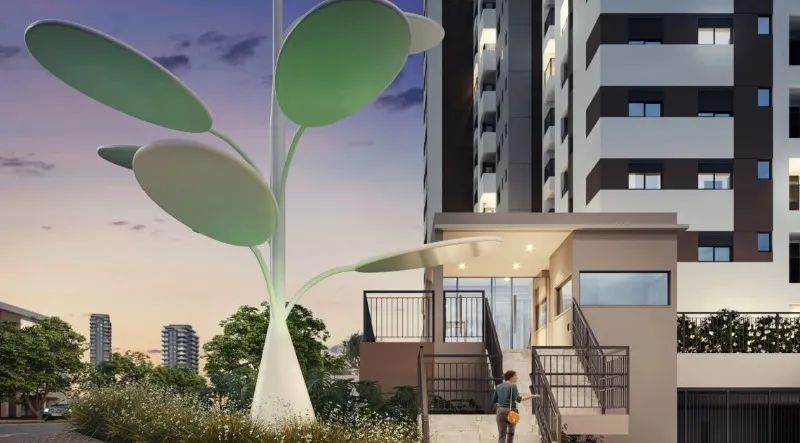Imagem Apartamento à venda em Santo André-SP: 3 quartos, 2 suítes, 3 banheiros, 2 vagas, 91m² na Mirai Campestre Patriani.