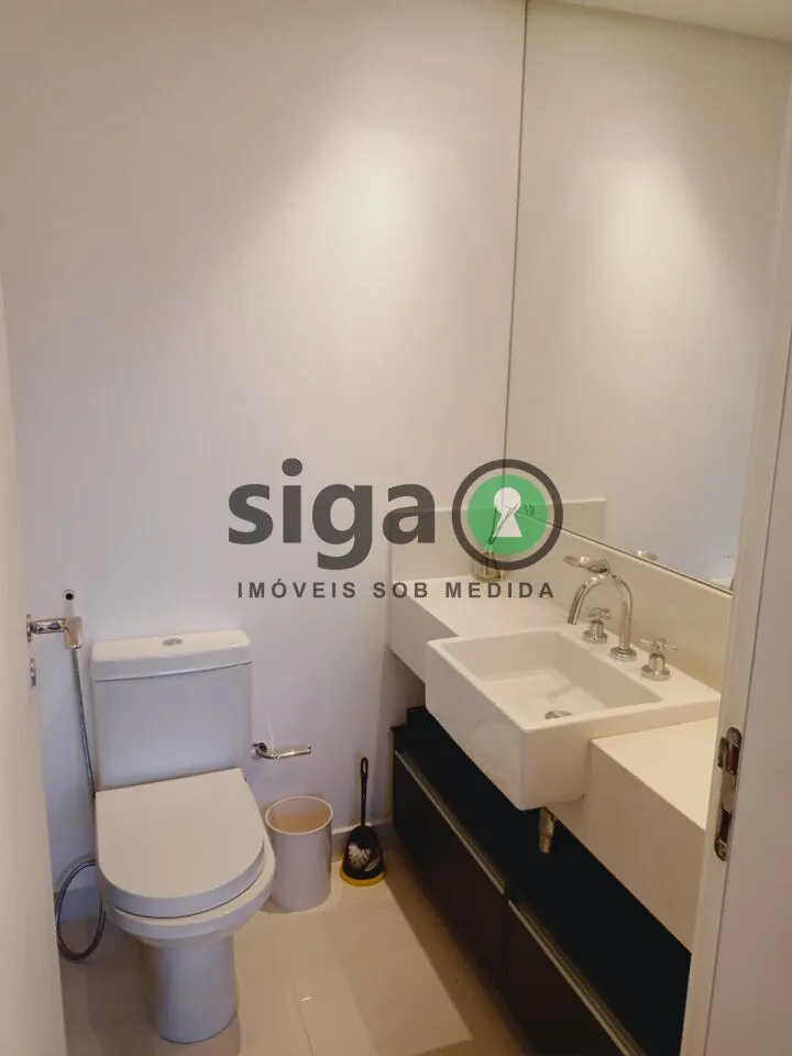Imagem Apartamento Mobiliado com 1 quarto, 2 banheiros e 1 vaga para alugar no Brooklin