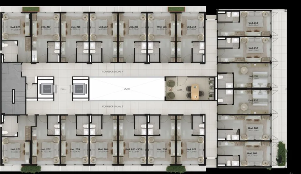 Imagem Flat à beira-mar no Bessa, com 20 m², vaga de garagem e estrutura completa de lazer e bem-estar no Sand Park.