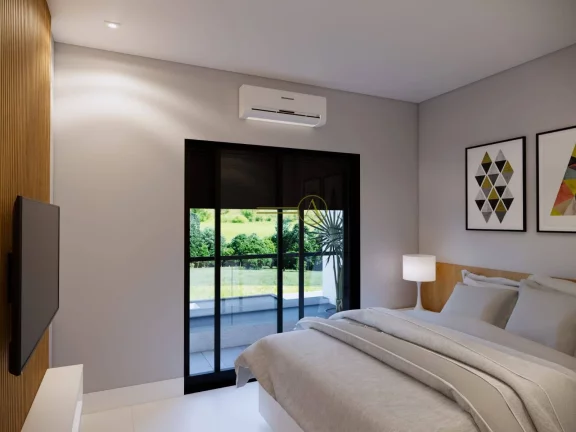 Imagem Sobrado luxuoso será entregue em julho 2025 cond Bougainville IV mobiliado