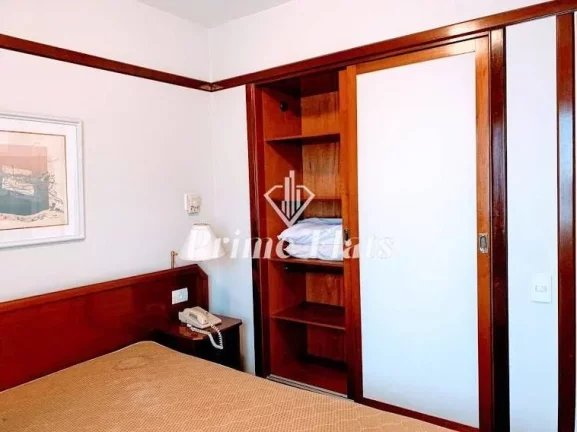 Imagem Flat disponível para locação no Ninety Hotel, com 33m², 1 dormitório e 1 vaga de garagem