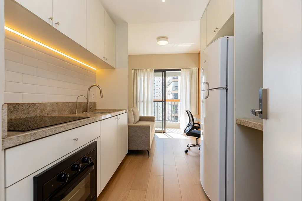 Foto do imóvel Studio à venda em São Paulo, Brooklin Paulista, com 1 quarto, 28m2