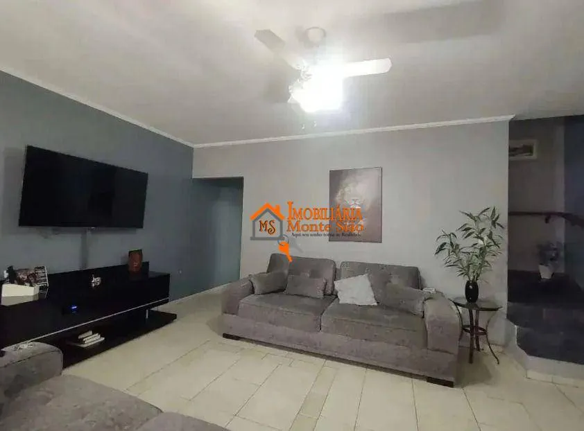 Imagem Sobrado com 3 dormitórios à venda, 188 m² por R$ 690.000 - Ponte Grande - Guarulhos/SP