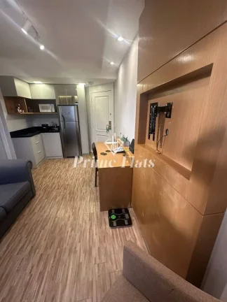 Imagem Flat disponível para locação no The World Executive Flat na Vila Olímpia, com 34m², 1 dormitório e 1 vaga de garagem