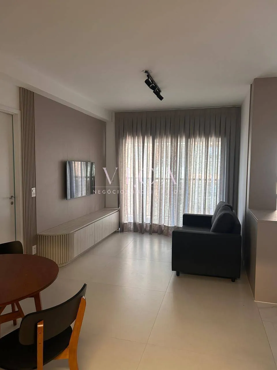 Imagem Apartamento mobiliado com 1 suíte 52m², por R$ 6.480,00/mês - Alphaville/SP