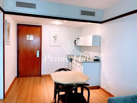 Foto do imóvel Flat disponível para locação no Ninety Hotel, com 33m², 1 dormitório e 1 vaga de garagem em Alameda Lorena