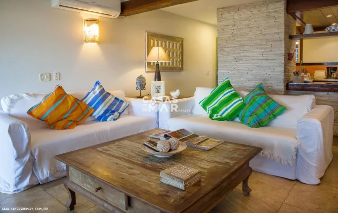 Imagem Casa Frente Mar para Temporada em Armação dos Búzios / RJ no bairro Geribá