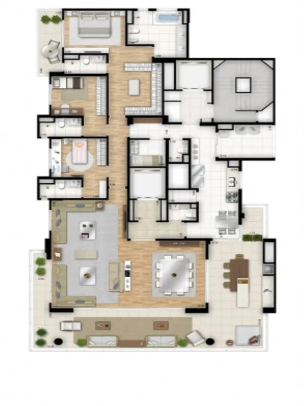 Imagem Apartment in São Paulo, apartamento com 4 quartos Moema São Paulo, apartamento de alto padrão em São Paulo-Sp, apartamento 4 quartos em São Paulo SP