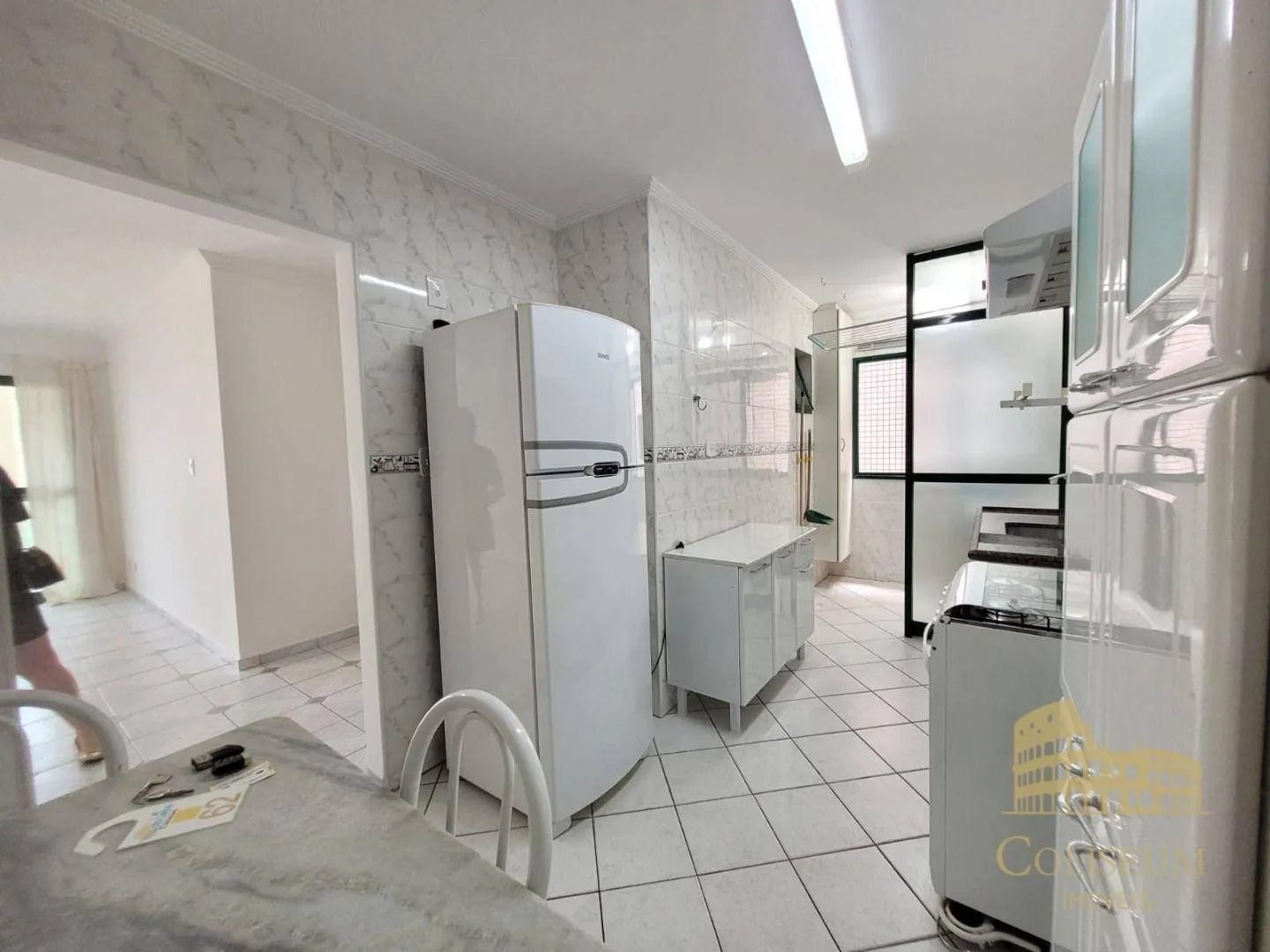 Imagem Apartamento com 2 dormitórios para alugar, 75 m² por R$ 3.500,00/mês - Vila Guilhermina - Praia Grande/SP