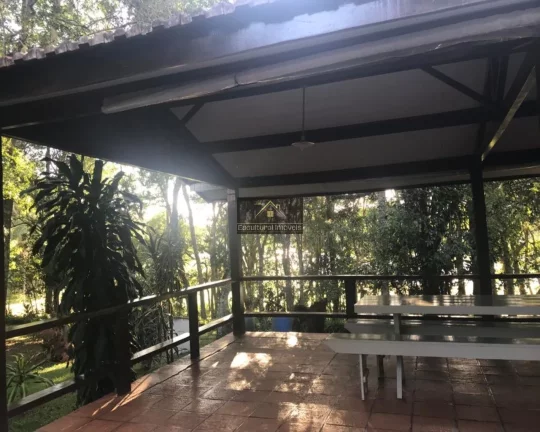 Imagem PARADISÍACO RANCHO RESIDÊNCIAL OU RAMO HOTELEIRO PÉ NA ÁGUA ÁREA 61,345 M MAIRINQUE YARCH CLUB REPRESA ITUPARARANGA 554 M CONSTRUÍDOS 7 DORMITÓRIOS