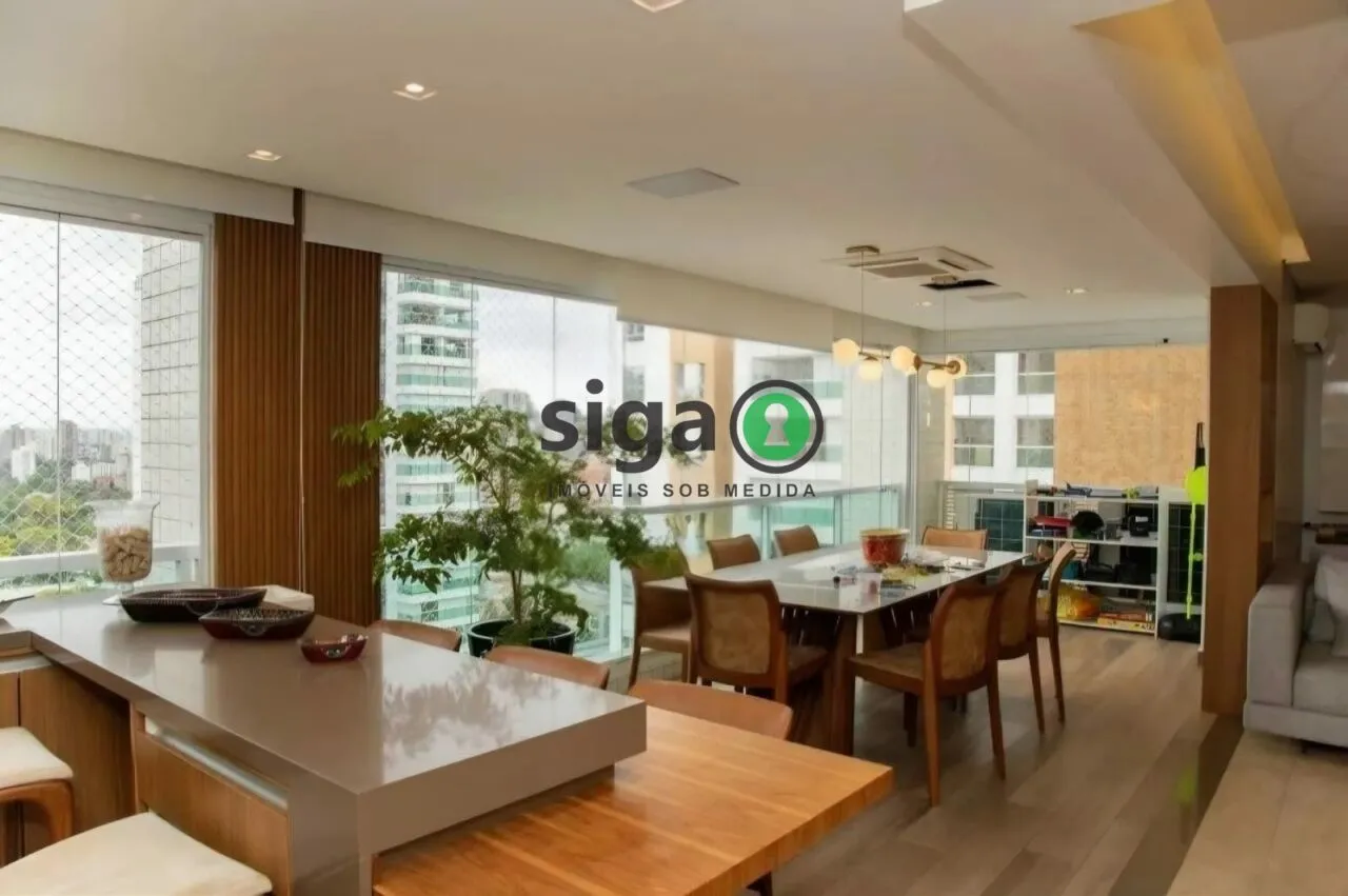 Imagem Apartamento alto padrão com 3 suítes, varanda gourmet e quadra de tênis no Campo Belo
