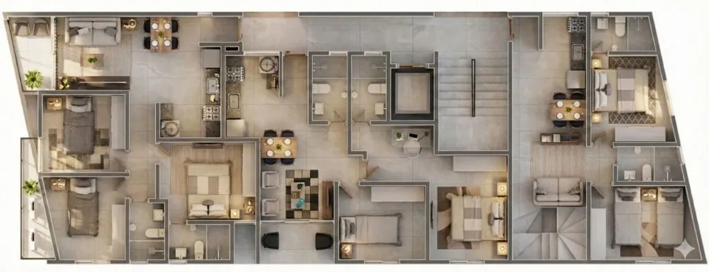 Imagem Apartamento com 3 dormitórios à venda, 64 m² por R$ 582.745,00 - Aeroclube - João Pessoa/PB