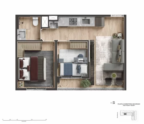 Imagem TODAY SAÚDE - CANOPUS - Studios de 28m², excelente localização, próximo à Estação Saúde do Metrô!!