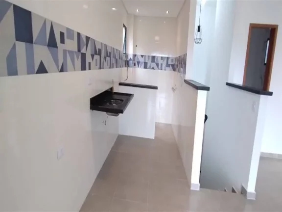 Imagem Sobrado com 3 dormitórios à venda, 92 m² por R$ 480.000 - Maracanã - Praia Grande/SP