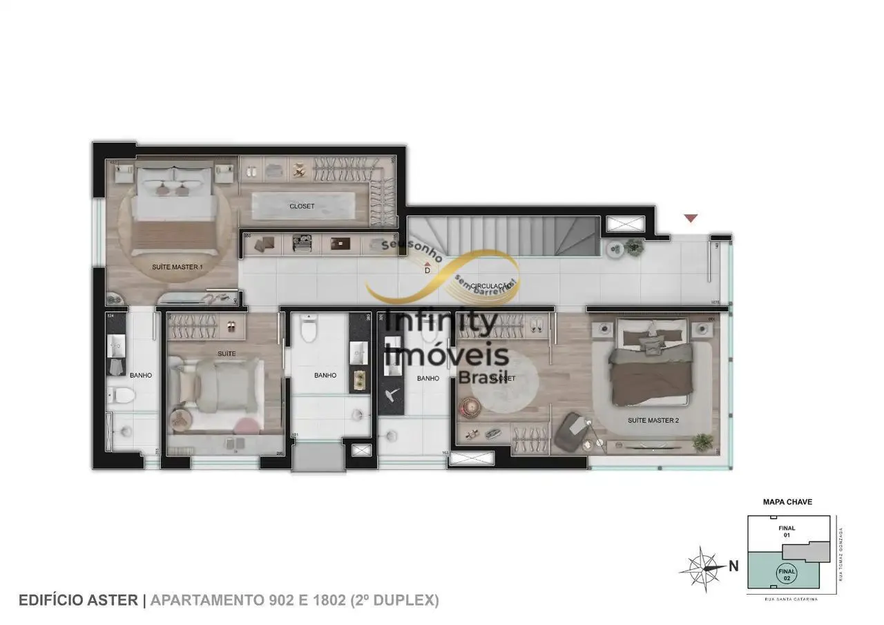 Imagem Aster Lourdes - Apartamento à venda no bairro Lourdes - Belo Horizonte/MG