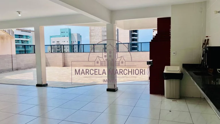 Imagem 2 quartos mais quarto de serviço com banheiro extra, vista p/mar