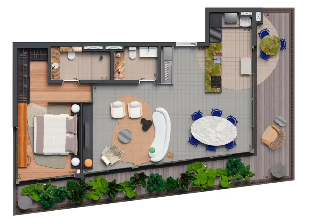 Imagem PRADO PAULISTA - SETIN - Studio 41m² NR, no coração de SP, próximo da Av. Paulista!!