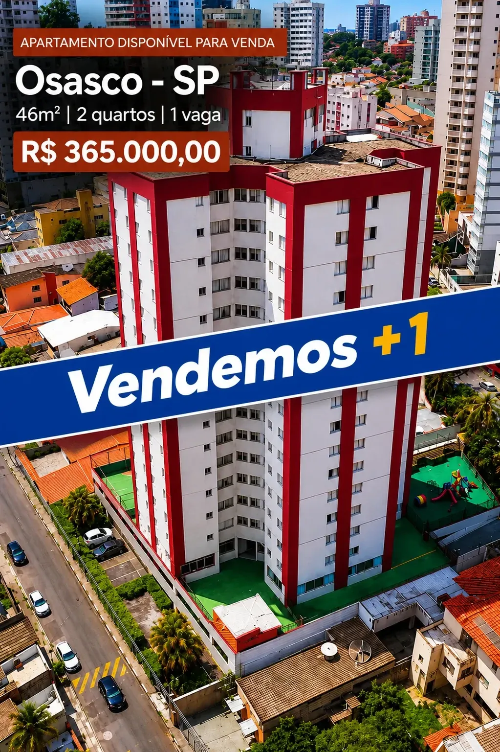 Apartamento com 2 Quartos à Venda, 50 metros em Centro - Osasco