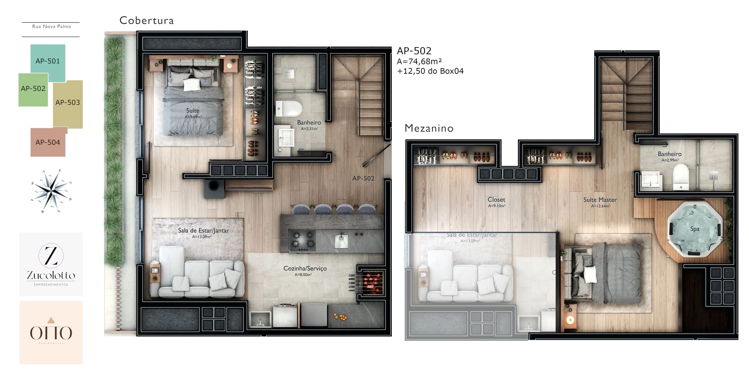Imagem Apartamento à venda em Gramado, Carniel, com 2 quartos, 77.54m2
