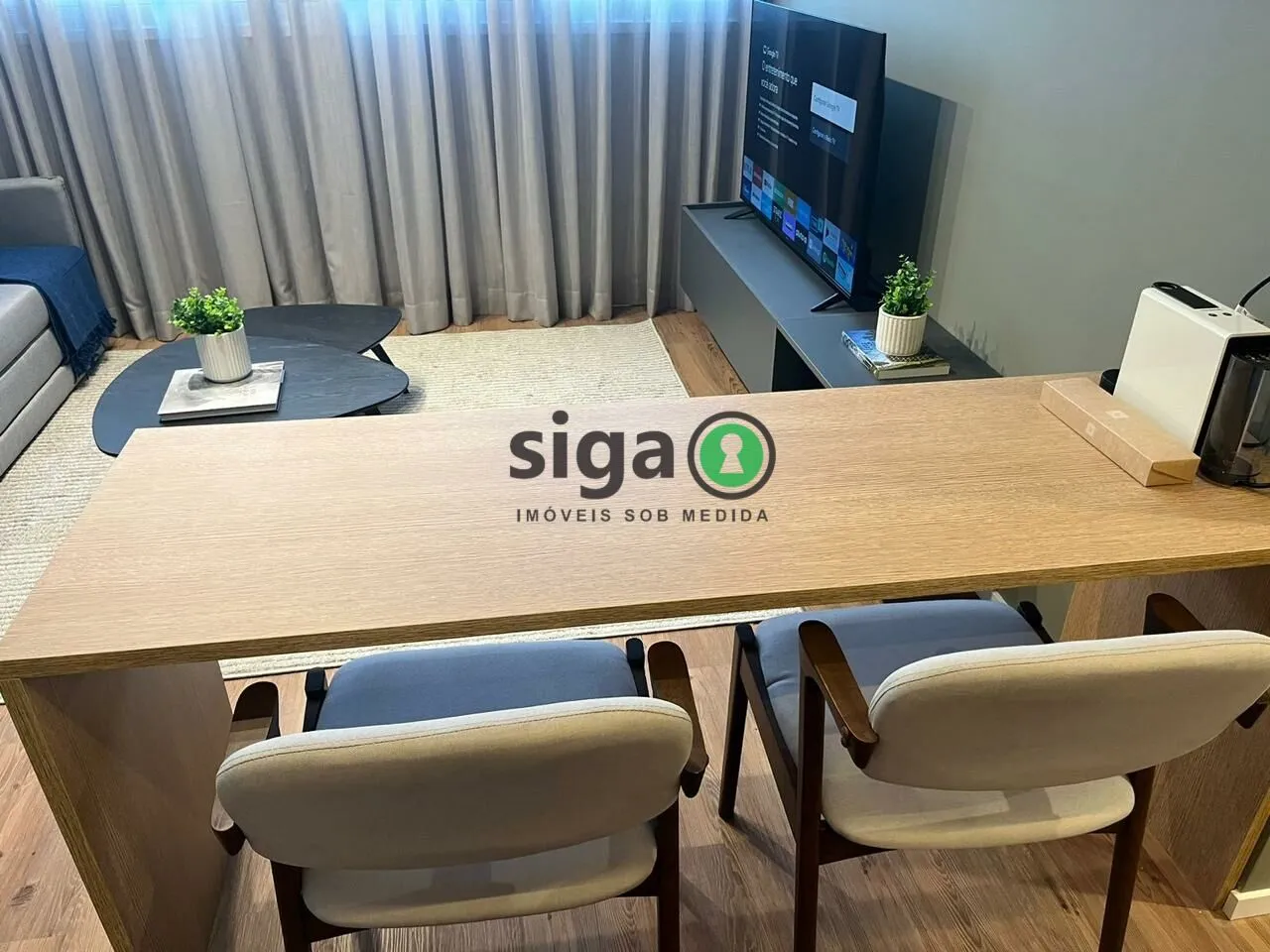 Imagem Apartamento á venda 38m² com vaga todo mobiliado localizado na Chácara Santo Antônio, São Paulo