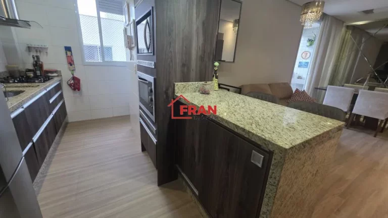 Imagem Apto 2 dorm/suíte com 65m²1 vaga de garagem Bairro Trindade.