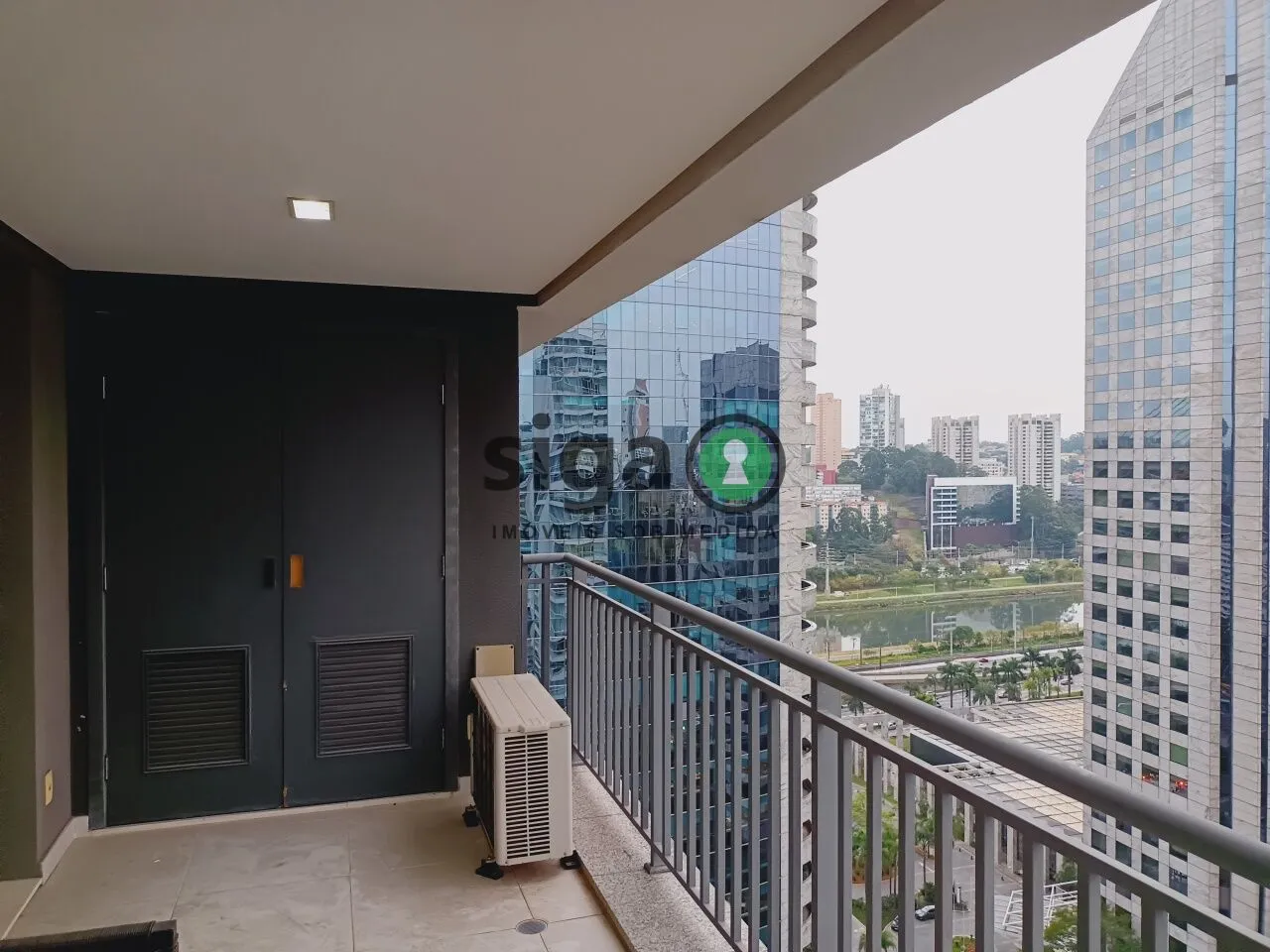 Imagem Apartamento Mobiliado com 1 quarto, 2 banheiros e 1 vaga para alugar no Brooklin