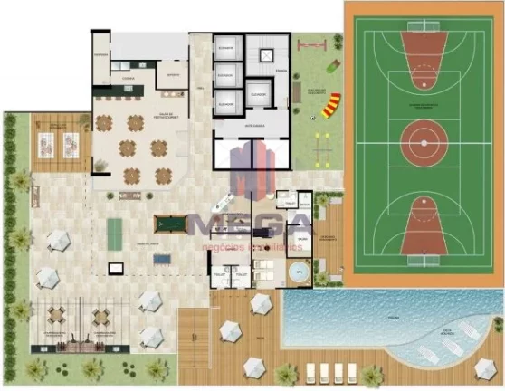 Imagem Mega Vende Cobertura Duplex de 3 quartos com Vista eterna para o Mar de Itaparica