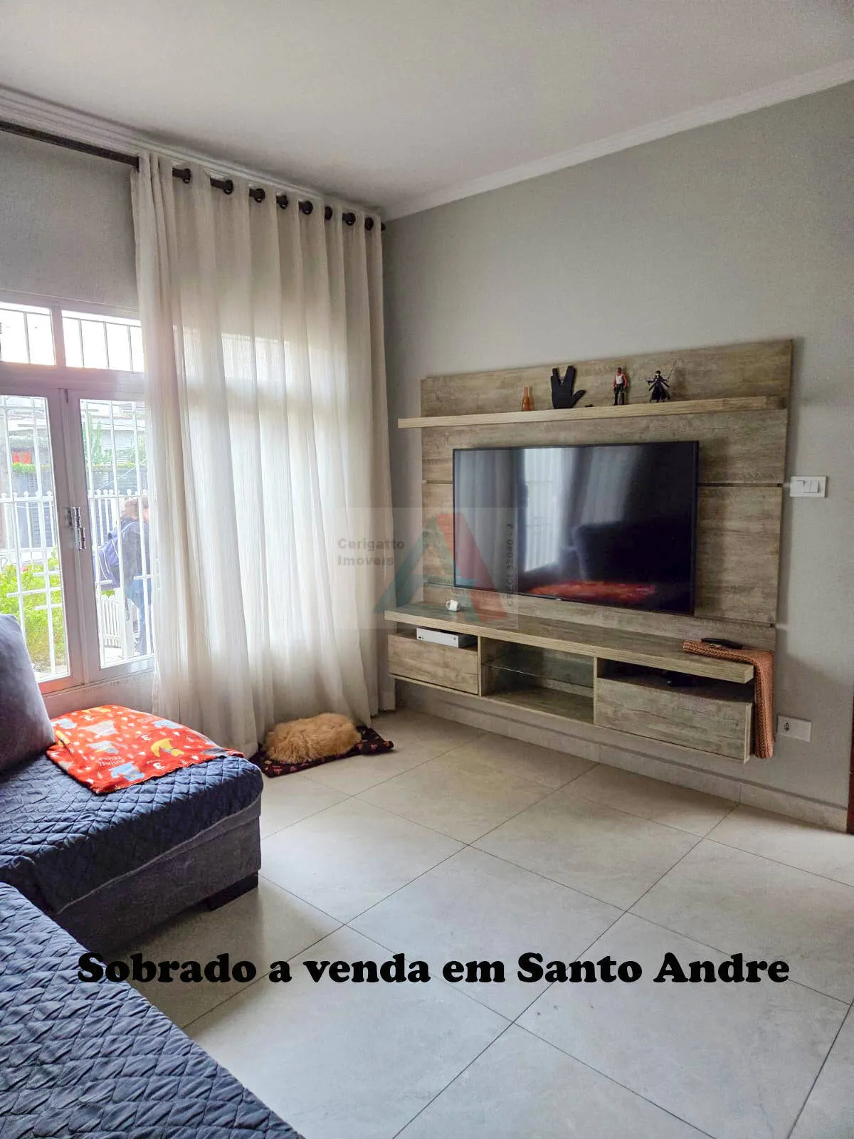 Imagem Sobrado 184m² | 4 Quartos |4 vagas - Jardim das Monções - Santo André