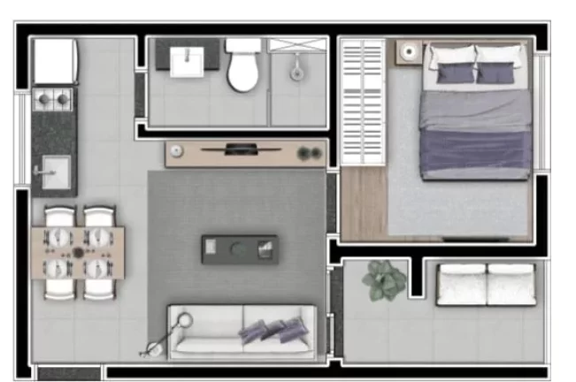 Imagem Apartamentos de 2 Dormitórios à Venda Na Vila Mariana - Lançamento