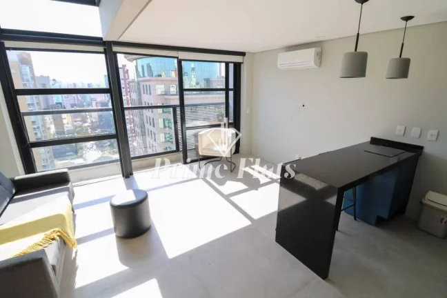 Imagem Flat disponível para locação no Condomínio Edifício Urbano Duplex na Vila Nova Conceição, com 50m², 1 dormitório e 1 vaga de garagem