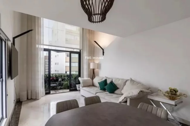 Imagem Apartamento à venda no Itaim Bibi, São Paulo-SP: 1 quarto, 1 suíte, 1 sala, 1 banheiro, 1 vaga, 75m². Imperdível!