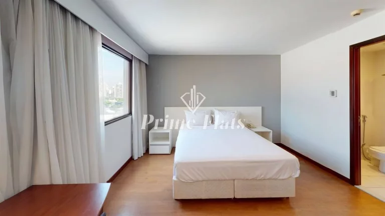 Foto do imóvel Flat disponível para locação no Wyndham Ibirapuera, com 27m², 1 dormitório e 1 vaga em Avenida Ibirapuera
